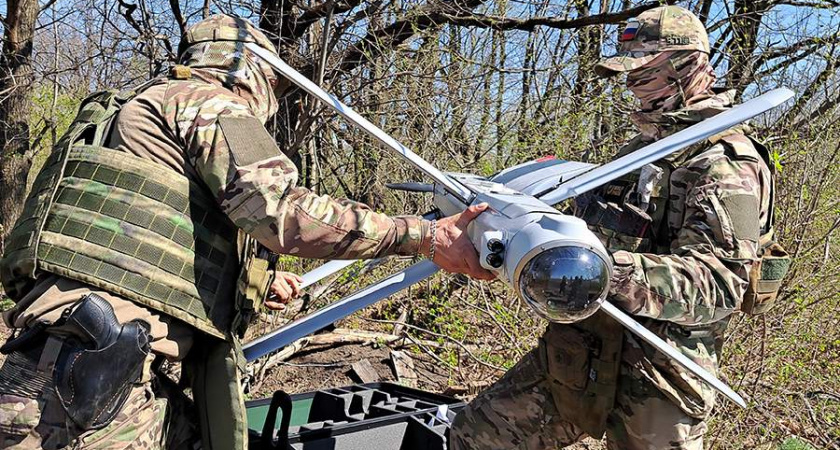 Российские войска уничтожили танк ВСУ в Курской области с помощью боеприпаса «Ланцет»