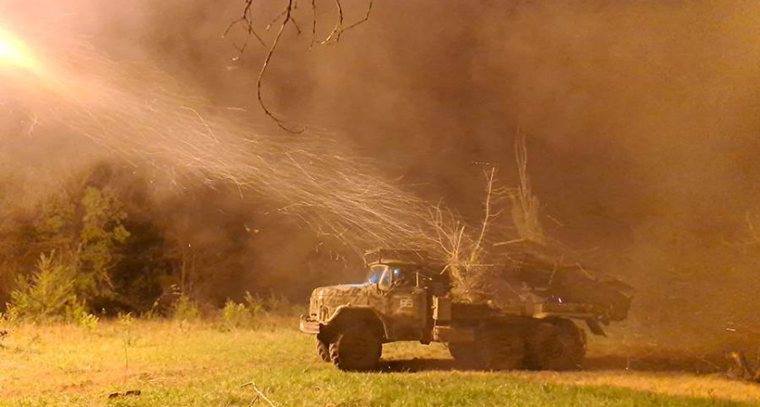 Российская артиллерия разгромила украинские позиции в Курской области