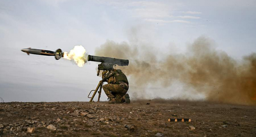 Российские военные уничтожили два украинских танка в Курской области