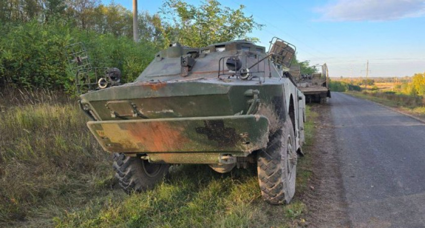 Российские военные уничтожили технику ВСУ на границе с Курской областью