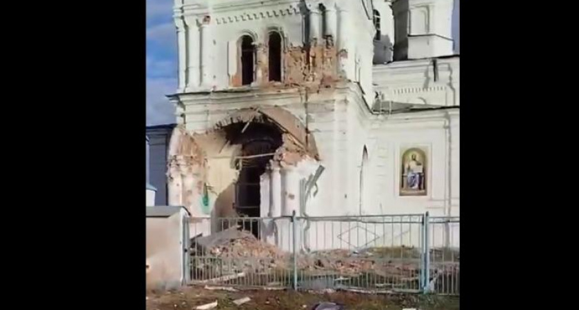 ВСУ разрушили старинный храм в Курской области