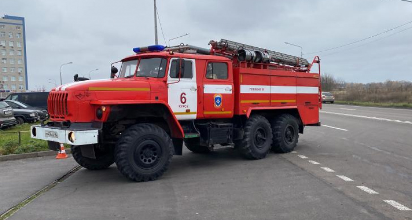 В Курске проходят учения пожарных