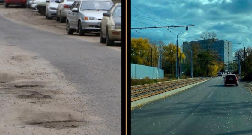 В Курске отремонтировали дорогу к трамвайному депо