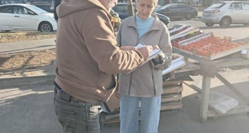 В Курске поймали семерых незаконных торговцев