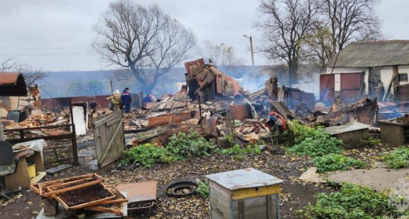 В Курской области при пожаре в жилом доме погиб мужчина