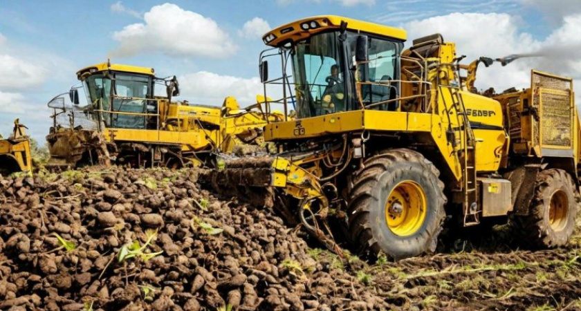 В Курской области собрали 4 миллиона тонн сахарной свеклы