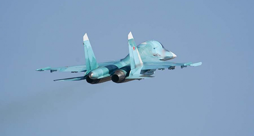 Су-34 нанес удар по позициям ВСУ в Курской области