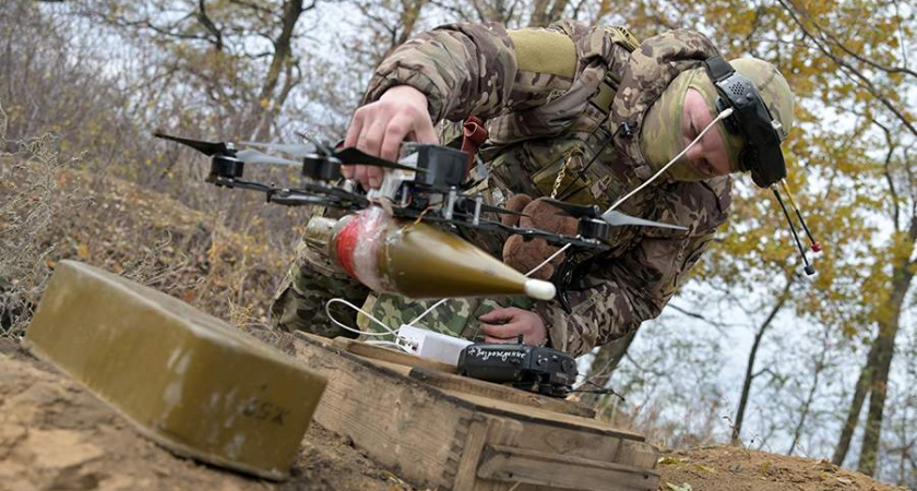 Дрон ВДВ уничтожил минометчиков ВСУ в Курской области