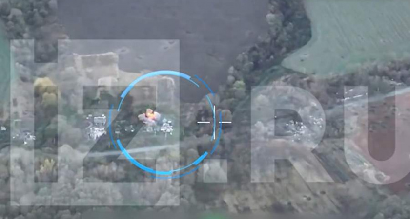 Российский "Ланцет" уничтожил украинскую САУ "Богдана" в Курской области