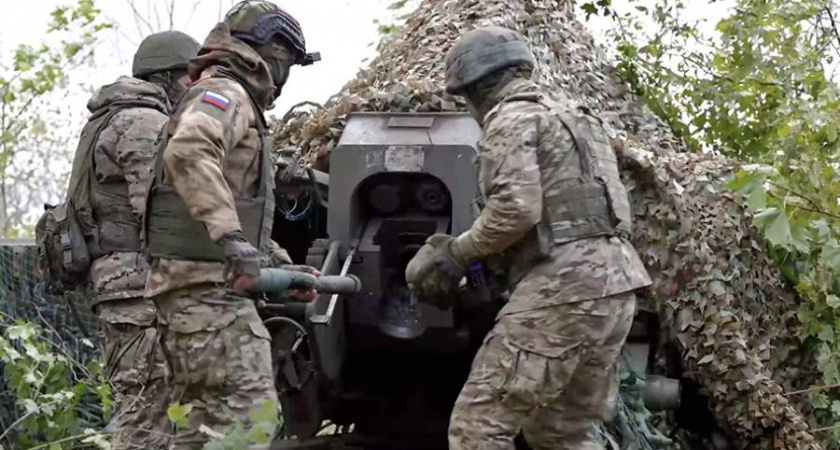 Российские артиллеристы уничтожили позиции ВСУ в Курской области