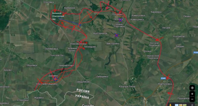 Российские войска начали наступление в Курской области и закрепились в новых позициях