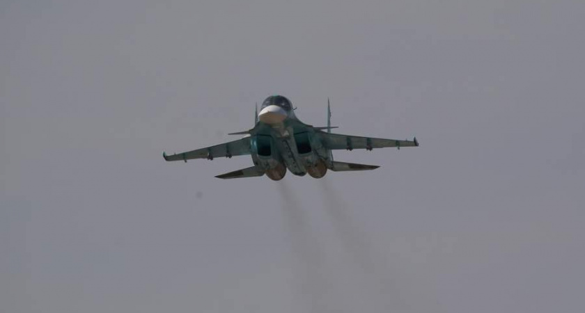 Российский Су-34 уничтожил опорный пункт ВСУ в Курской области