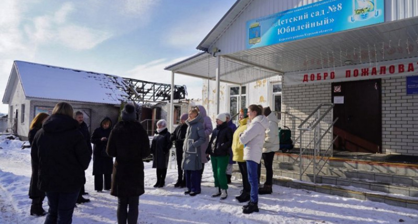 После атаки беспилотника детей из сгоревшего детсада под Курском распределили по другим садам