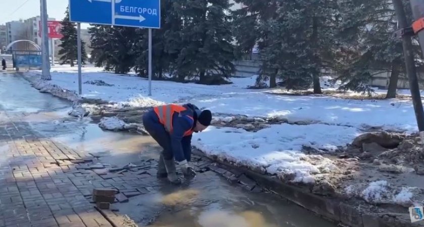 В Курске на Сумской произошло аварийное отключение холодной воды