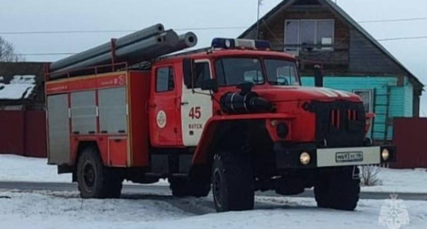 Пожарный извещатель спас детей от пожара в Курской области