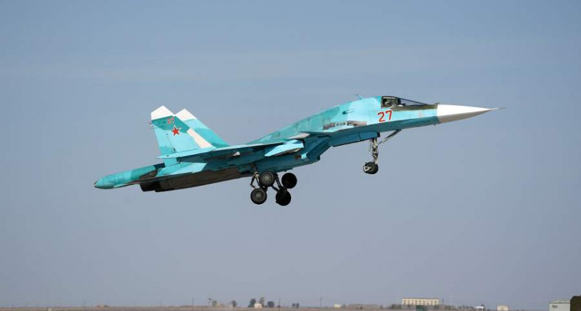 Российский Су-34 уничтожил опорный пункт ВСУ в Курской области