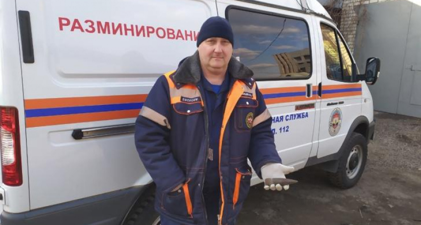 В Курской области обнаружили и обезвредили снаряд времен Великой Отечественной войны