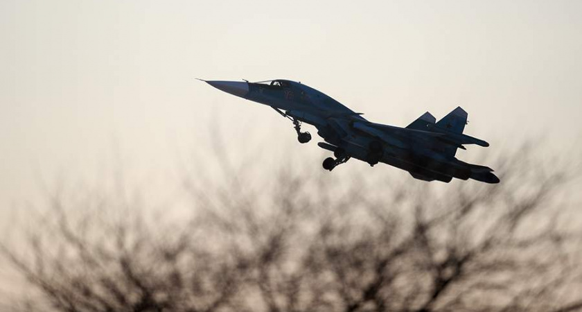Российский Су-34 нанес удар по позициям ВСУ в Курской области
