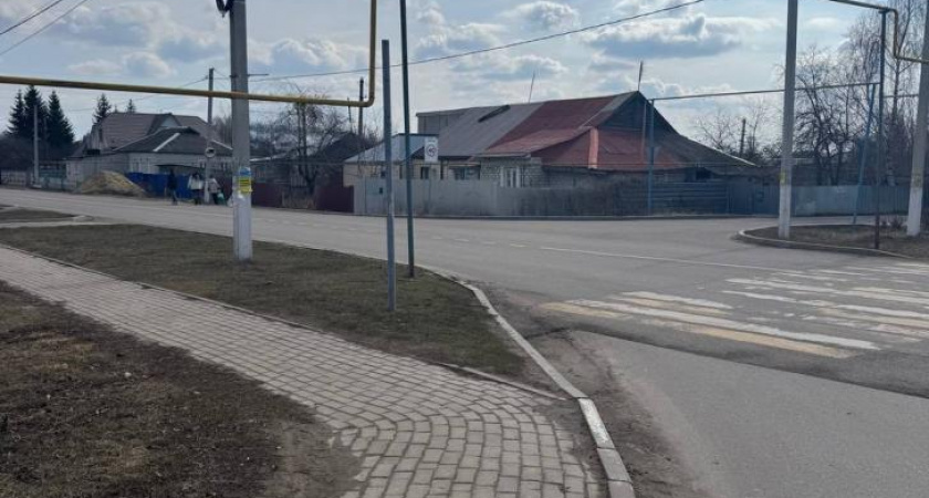 Прокуратура добилась установки пешеходного перехода у детских учреждений в Понырях