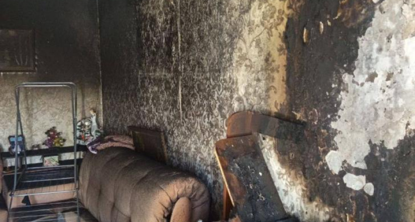 Оставленная без присмотра церковная свеча привела к пожару в квартире