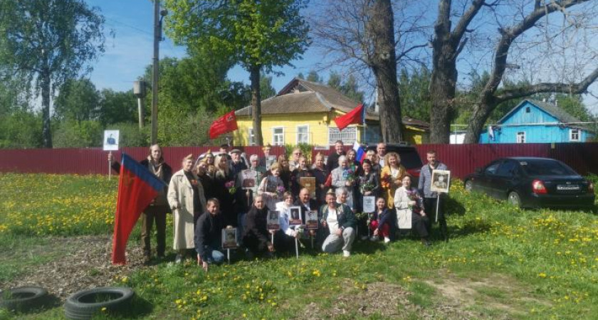 Жители села Троицкое организовали шествие Бессмертного полка по собственной инициативе