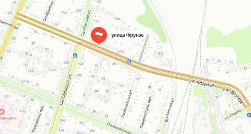 На улице Фрунзе в Курске ограничат движение тяжелых автомобилей