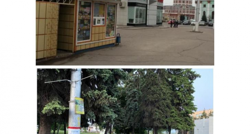 В Курске снесли киоск, где бывший губернатор Смирнов когда-то продавал мороженое