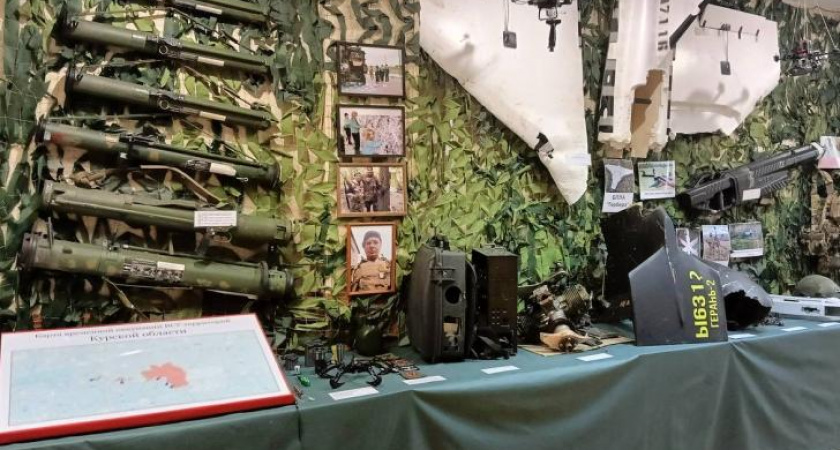 В Курской таможне открыли музей СВО с экспонатами участников боевых действий
