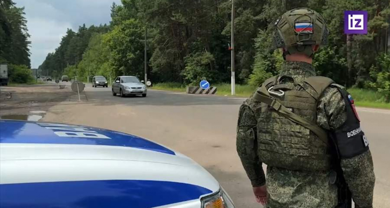 Военная полиция группировки «Север» организовала круглосуточные блокпосты в курском приграничье