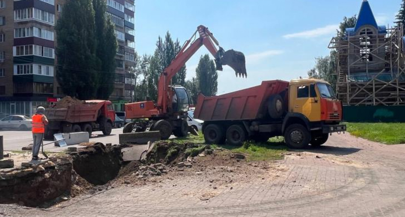 В Железногорске до 15 сентября перекроют улицу Гагарина из-за замены теплосети