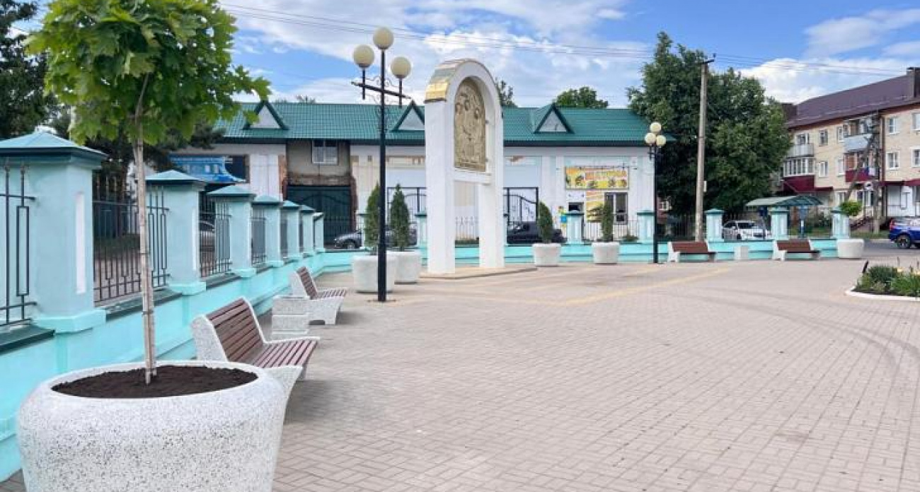 В Курской области за 808 тысяч рублей преобразили 57 территорий из запланированных 84