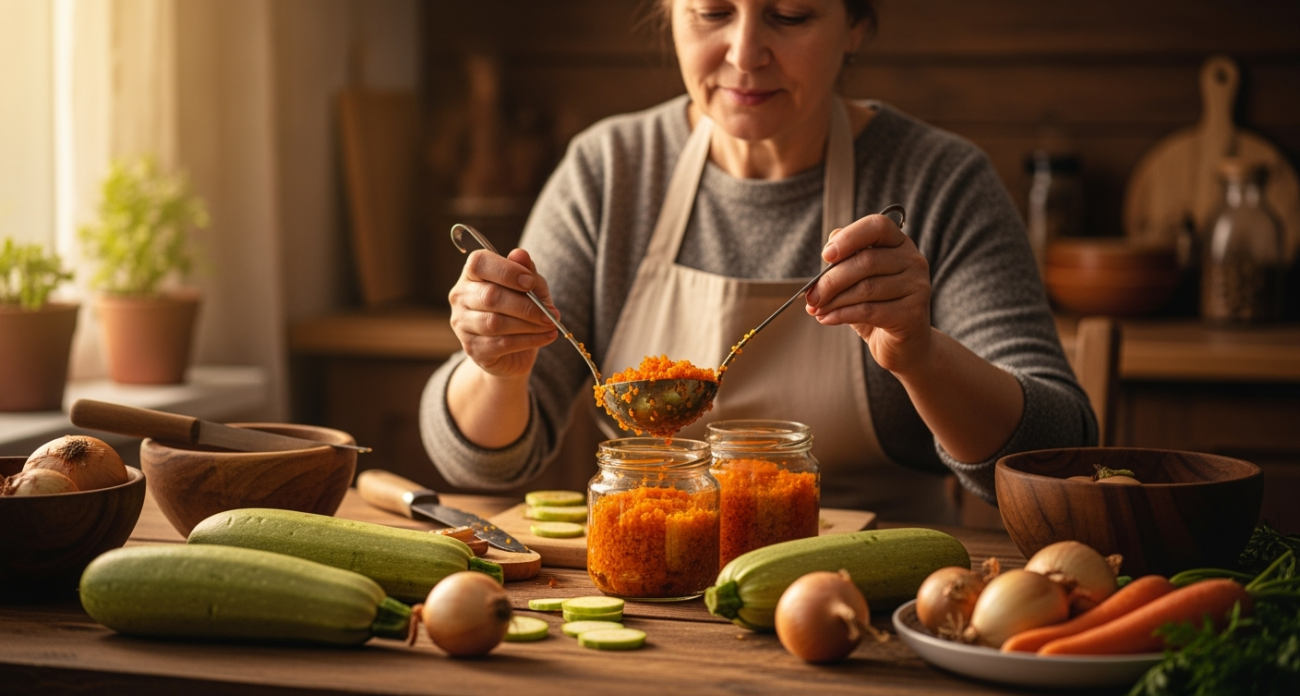 Кабачковую икру на зиму готовлю только так — невероятно вкусно и просто