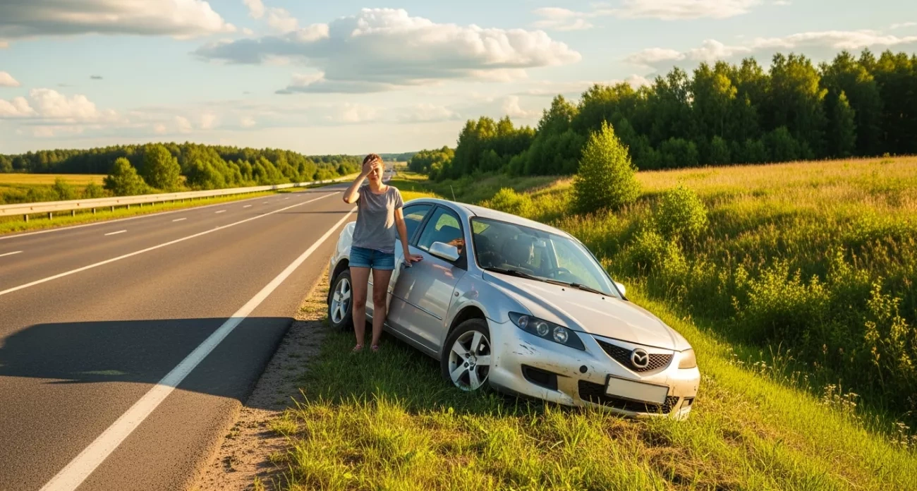 Курск: главные новости за 9 августа - ДТП с Маздой в кювете на трассе Курск-Поныри, камера после 15 аварий