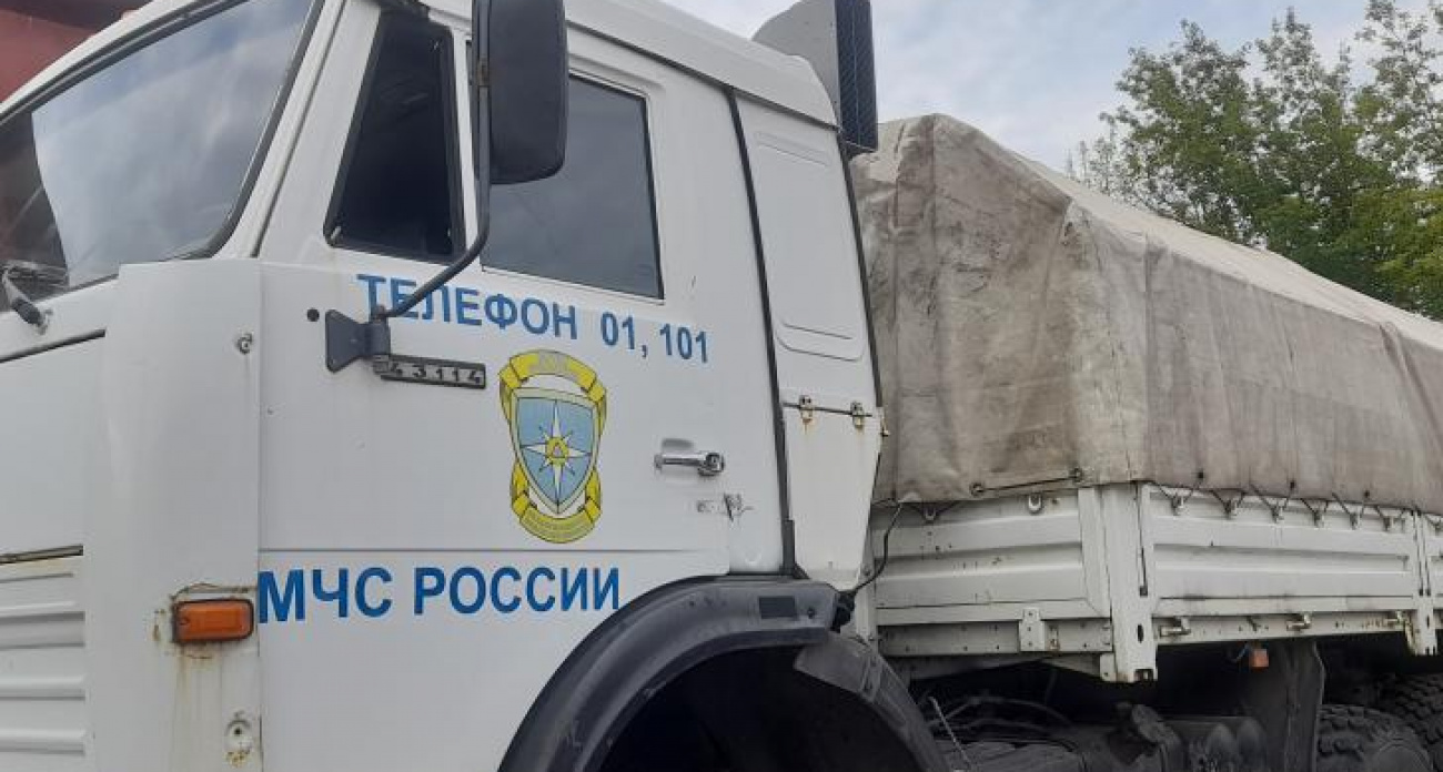 МЧС доставило в Курск 270 тонн продуктов: уже 448 колонн за год