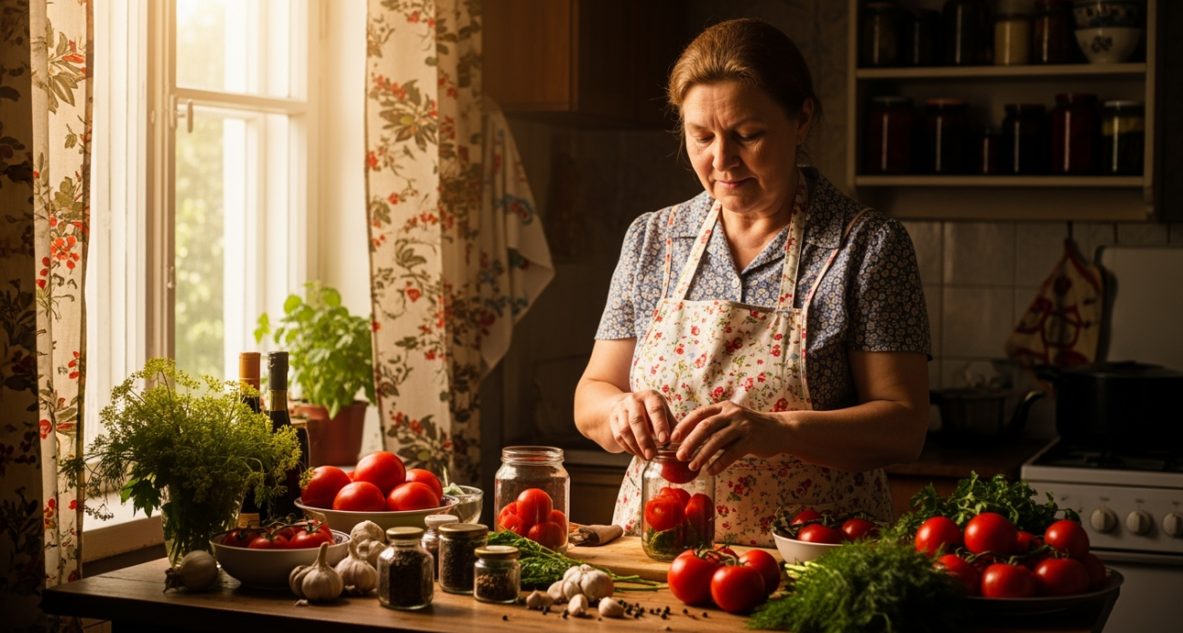 Маринованные помидоры как в СССР: секретный рецепт того самого вкуса из детства