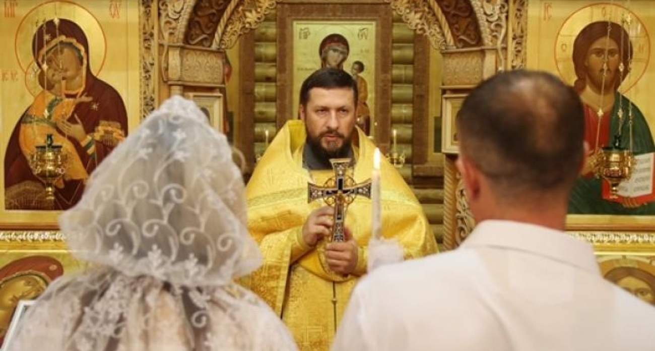 Первое в истории венчание: заключённый из Курской колонии обвенчался с невестой в храме