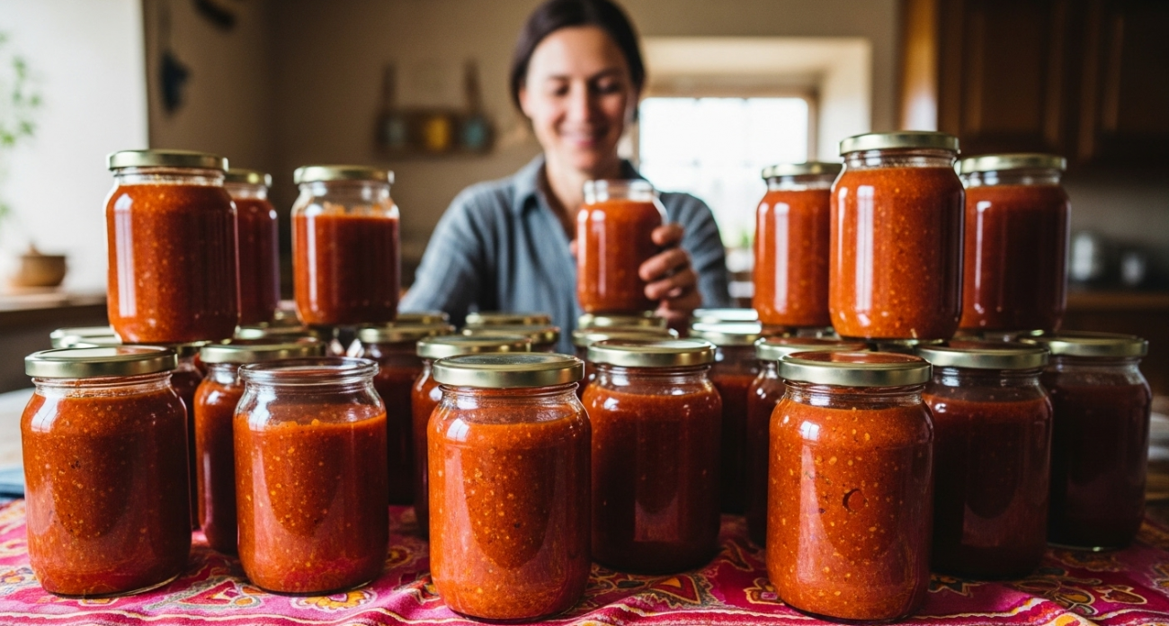 Из двух простых овощей с грядки получается закуска, которая зимой стоит дороже золота