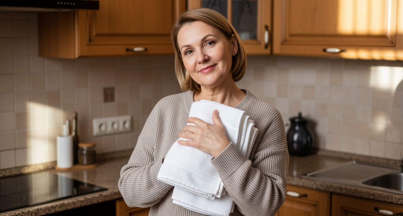 Бабушкин рецепт с растительным маслом: кухонные полотенца становятся белоснежными за одну ночь