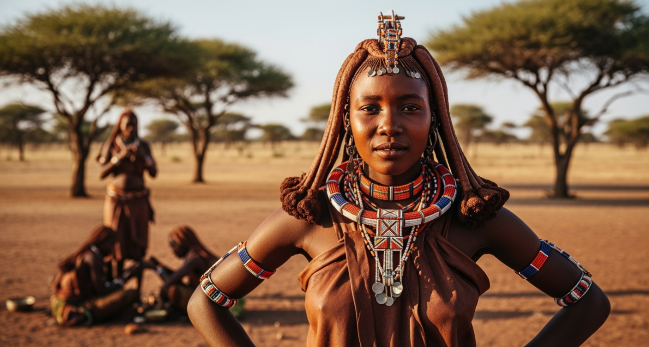 Секрет красоты африканского племени химба: как дымовые ванны и отказ от воды делают женщин неотразимыми