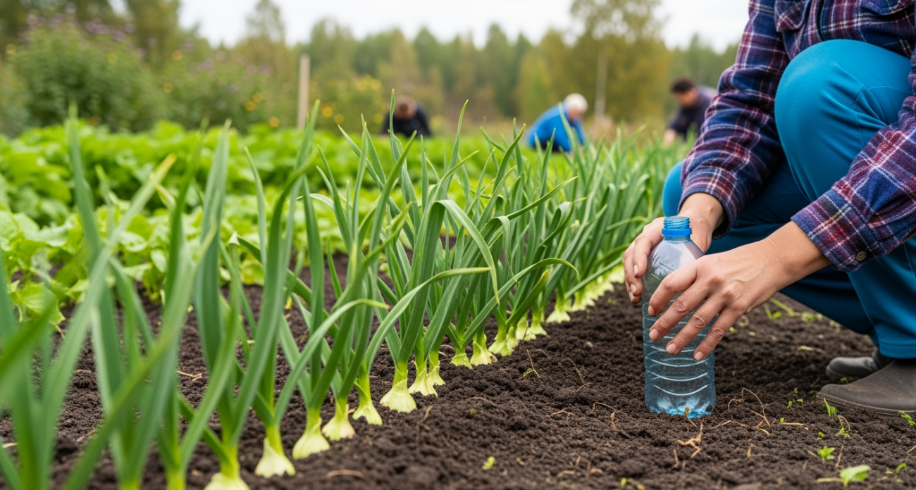 Дачники раскрыли секрет идеальной посадки чеснока — простая вещь из мусорки решает проблему за минуты