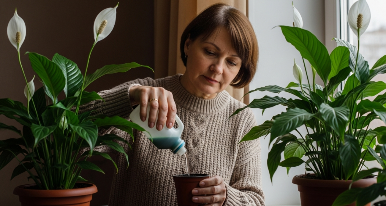 Агроном назвала точную дату в октябре, когда спатифиллум нужно полить золой — женское счастье зацветёт так, как не цвело никогда