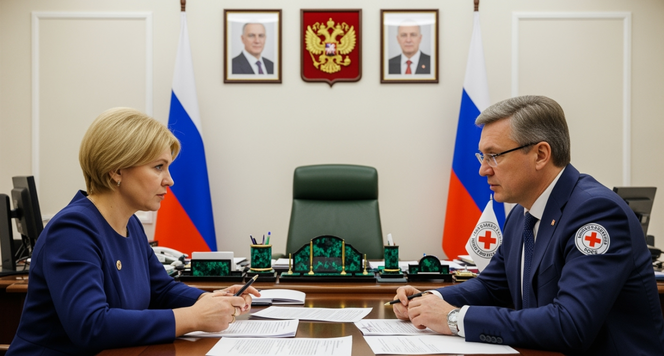 МККК заверил Москалькову: курян в украинских Сумах обеспечили едой и медикаментами