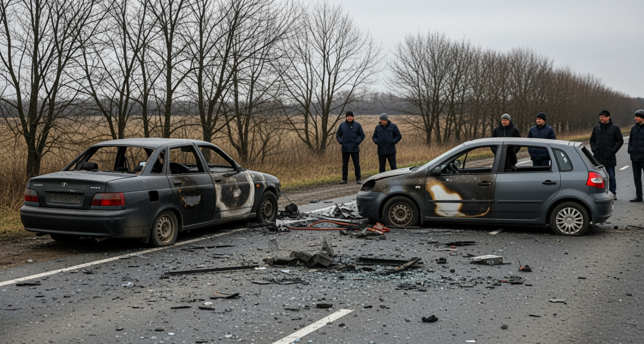 FPV-дроны ВСУ атакуют гражданские машины на трассе Хомутовка-Севск: водителей просят не выезжать