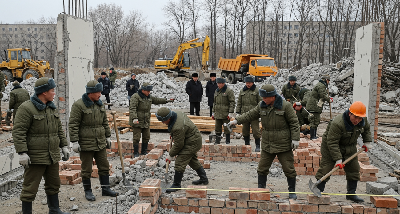 1000 саперов и 5000 военных строителей из КНДР ждут сигнала для работы в Курской области