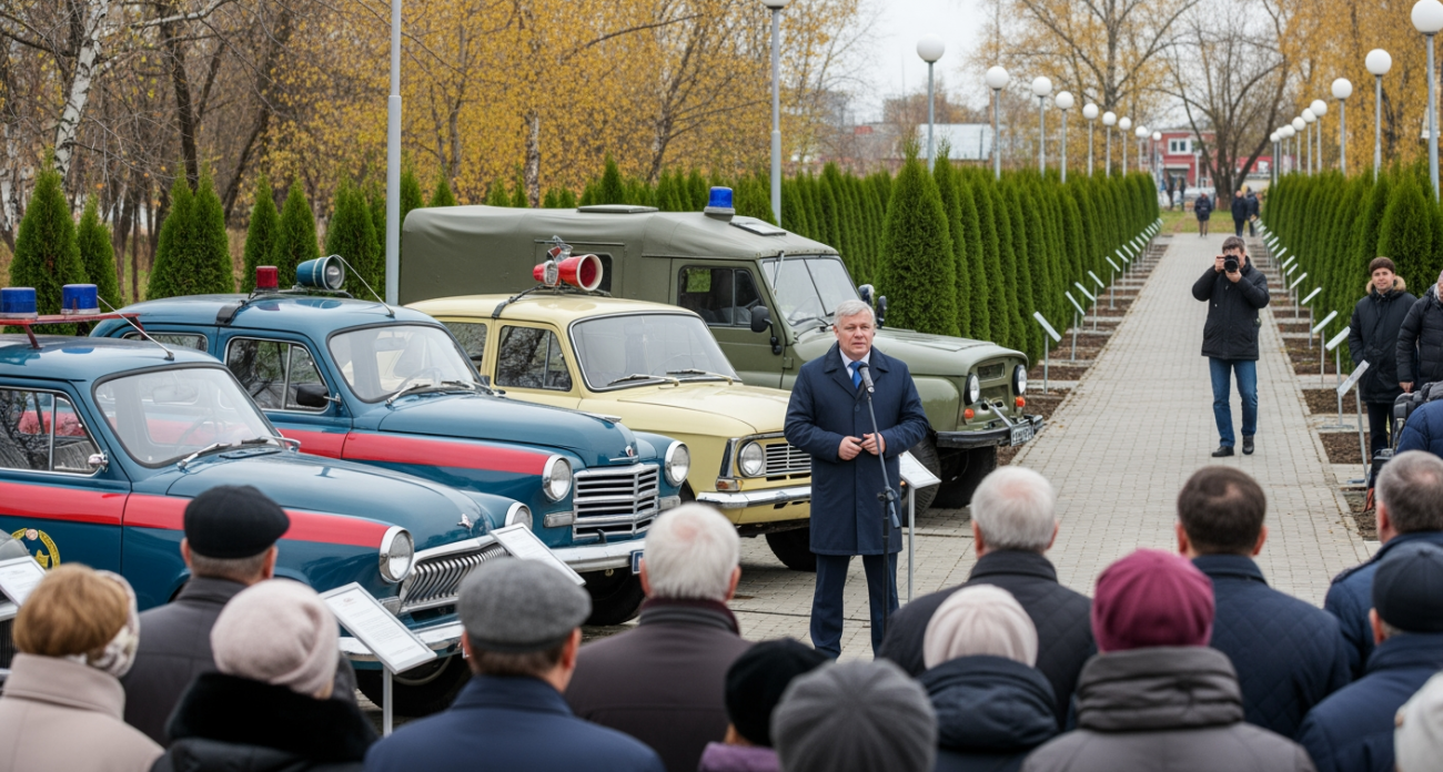 В Курске открыли народный музей под открытым небом: боевые автомобили из прифронтовой зоны стали памятником