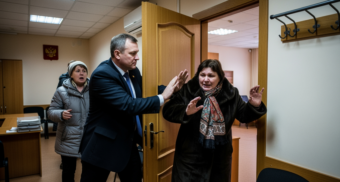 Депутат ЛДПР Томанов силой выгнал женщин, пришедших с официальными заявлениями