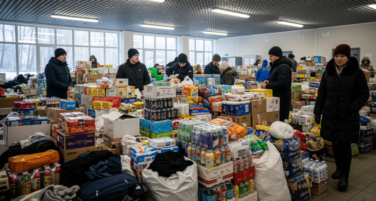 90 тысяч наборов в месяц: в Курской области гуманитарку продают и складируют в избытке