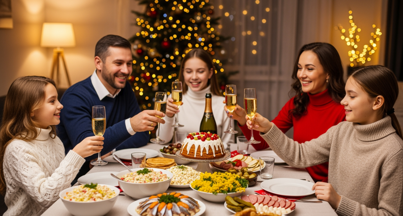 Новогодний стол: простые рецепты, которые собирают семью за одним столом