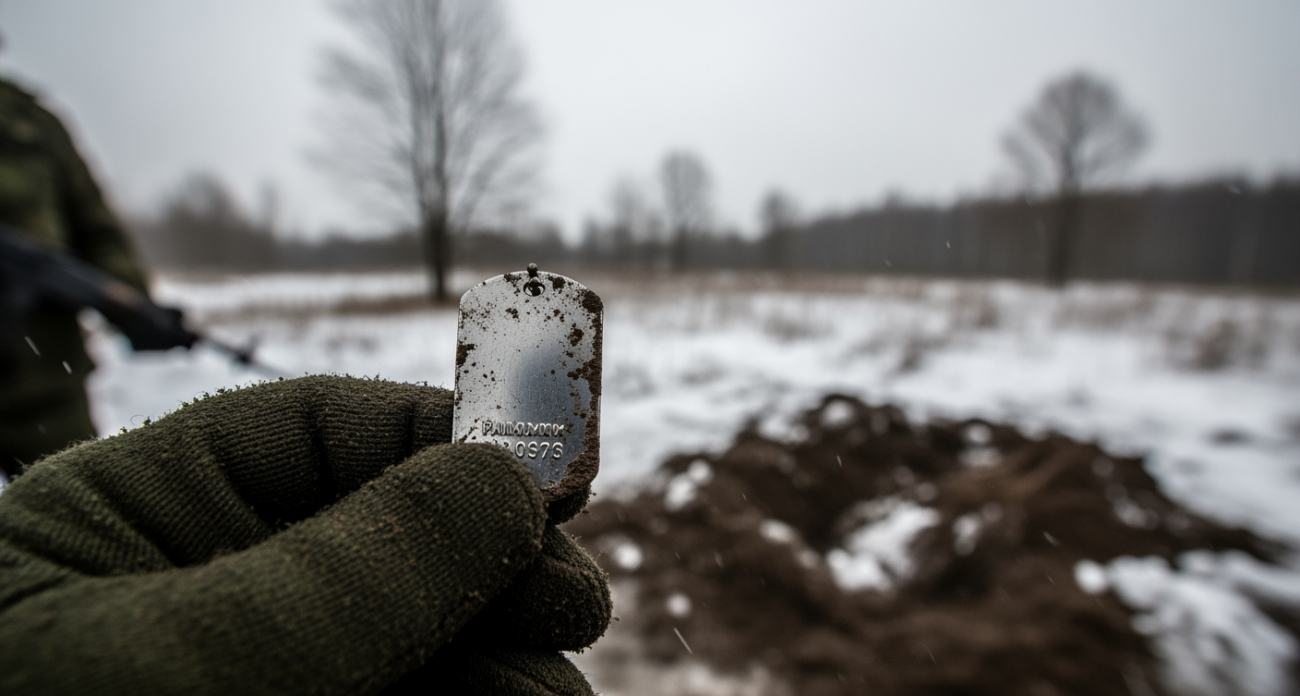 Жетон помог опознать: в Курской области нашли тело украинского военного с документами