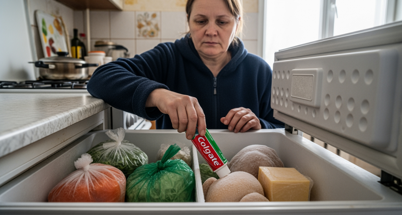 Храню тюбик зубной пасты в морозилке: простой способ избавиться от частой кухонной неприятности